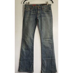 Adriano Goldschmied Jean Woman 25R The Angel Distressed Straight Boot Low Rise